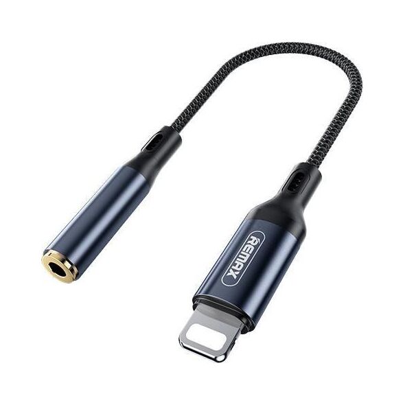Adapter USB Remax Lightning - Jack 3.5mm Szary  (6954851254119) 9903297 6954851254119