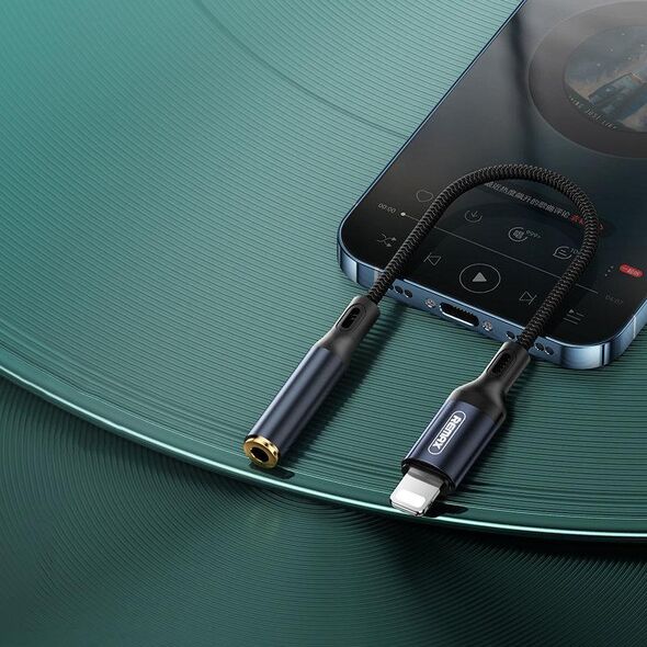 Adapter USB Remax Lightning - Jack 3.5mm Szary  (6954851254119) 9903297 6954851254119