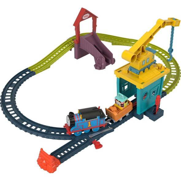 Mattel Tomek i Przyjaciele. Dźwig + zestaw torów 9917949 194735035465