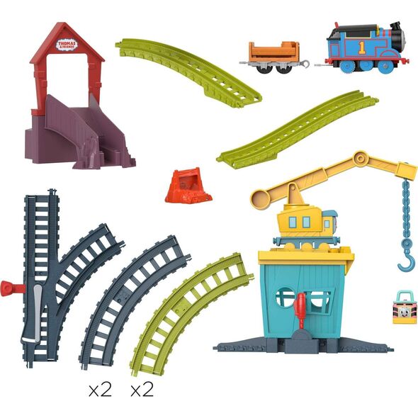 Mattel Tomek i Przyjaciele. Dźwig + zestaw torów 9917949 194735035465