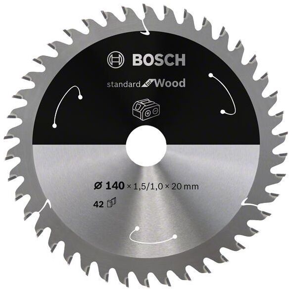Bosch BOSCH PIŁA STANDARD WOOD ACCU 140x20x42z B2608837672 9921094 3165140958196