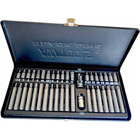 AWTools AWTOOLS KOŃCÓWKI HEX / TORX / SPLINE KOMPLET 40 CZĘŚCI BL AW35120BL 9921704 5903678604271
