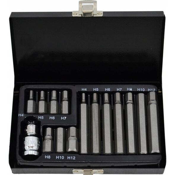 AWTools AWTOOLS KOŃCÓWKI IMBUSOWE HEX 15elem. BL AW35113BL 9921708 5903678604844