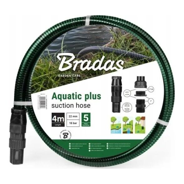 Bradas WĄŻ SSAWNO-TŁOCZNY 4M AQUATIC PLUS SATP2204/BK-SET 9921795 5907544441700