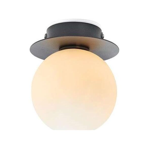 Lampa sufitowa Markslojd Plafon LAMPA sufitowa MINI 108344 Markslojd szklana OPRAWA kula ball IP44 biała czarna 9934665 7330024602809