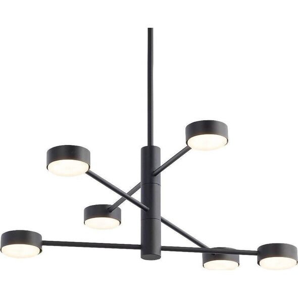 Lampa wisząca Nowodvorski Sufitowa LAMPA regulowana ORBIT 7946 Nowodvorski industrialne molekuły sticks do jadalni czarne 9935856 5903139794695