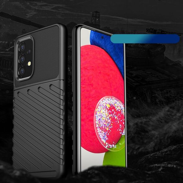 Hurtel Thunder Case elastyczne pancerne etui pokrowiec Samsung Galaxy A53 5G niebieski 9939011 9145576240205