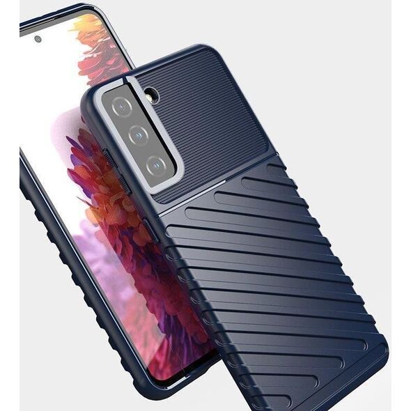 Hurtel Thunder Case elastyczne pancerne etui pokrowiec Samsung Galaxy S22+ (S22 Plus) niebieski 9939026 9145576240274