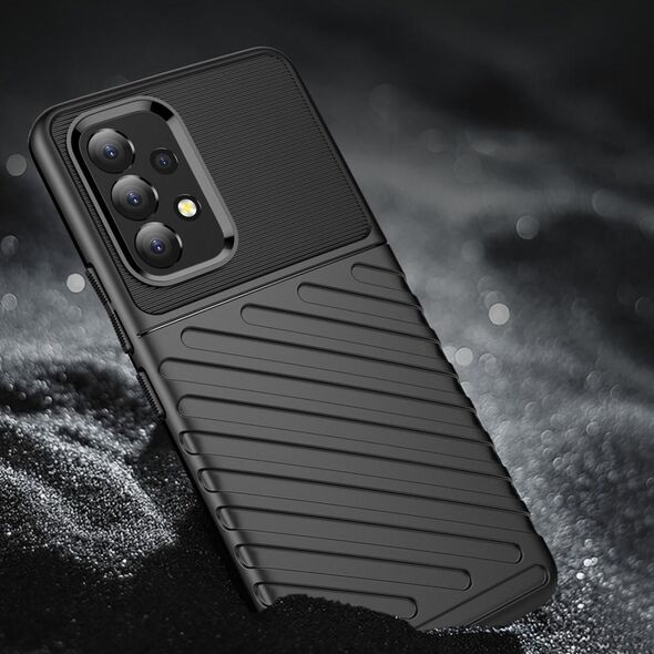 Hurtel Thunder Case elastyczne pancerne etui pokrowiec Samsung Galaxy A53 5G czarny 9939038 9145576240212