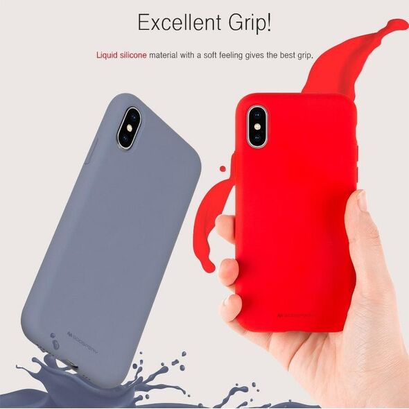 Partner Tele.com Futerał Mercury Silicone do SAMSUNG S22 PLUS czerwony 9940731 8809842234596