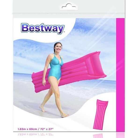 Bestway Materac nadmuchiwany plażowy 183x69cm (Różowy) 9944899 5907731989251