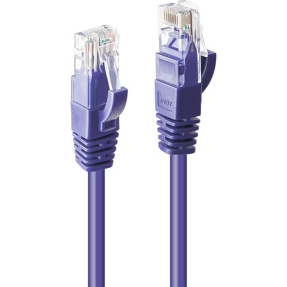 Lindy Lindy Patchkabel Cat6 U/UTP violett 5.00m 10009650 4002888481250