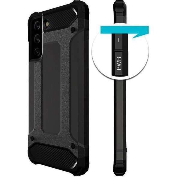 ForCell ETUI Futerał Forcell ARMOR do SAMSUNG Galaxy S22 czarny CASE 10009823 5903396134692