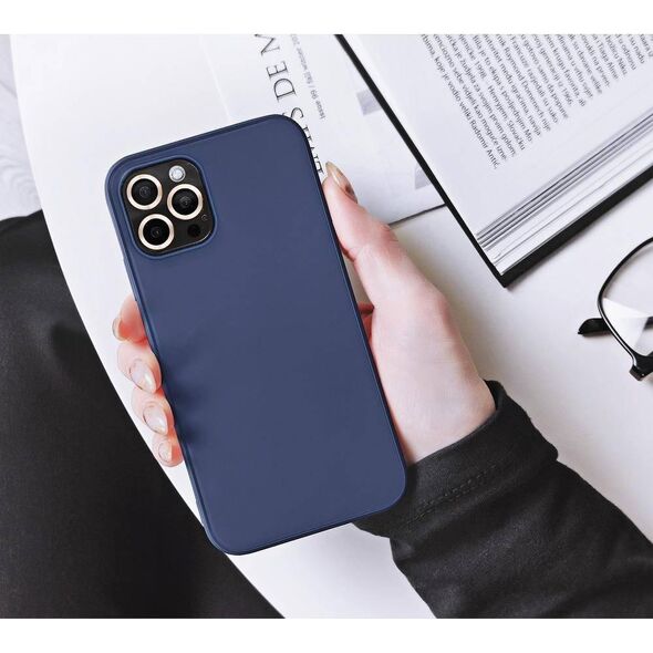 ETUI Futerał Forcell SOFT do iPhone 13 PRO MAX ciemny niebieski CASE 10009876 5903396121876