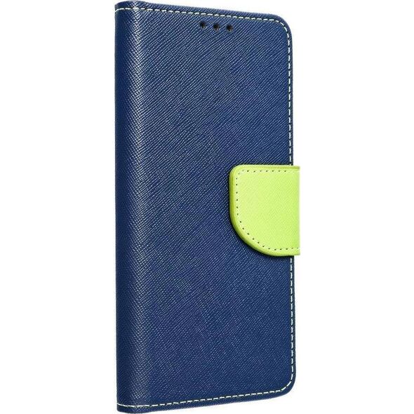 Kabury Fancy Book Etui KABURA FANCY BOOK Samsung Galaxy S22 Plus Granatowy Limonkowy Case 10009920 5903396133725