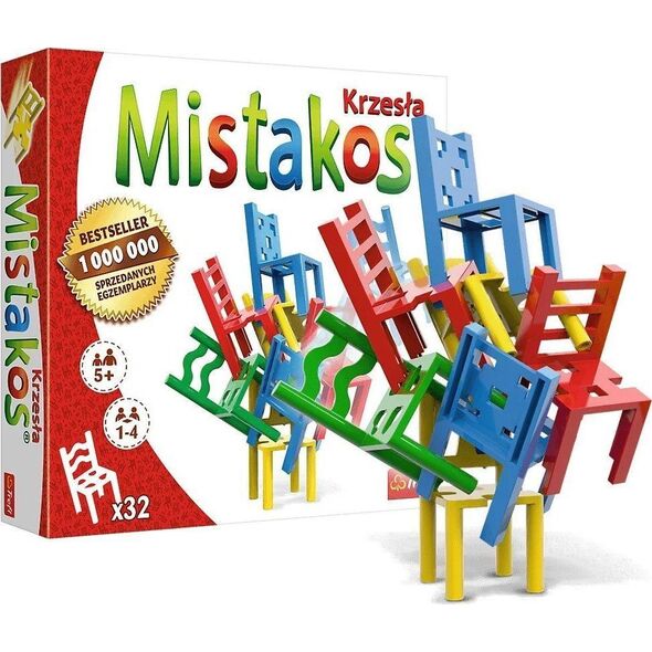 Trefl Gra Mistakos krzesła 4 osoby 10011384 5900511020748