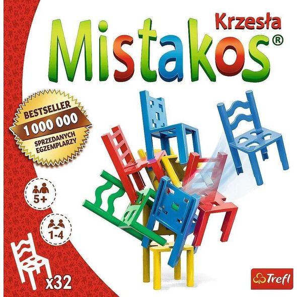 Trefl Gra Mistakos krzesła 4 osoby 10011384 5900511020748