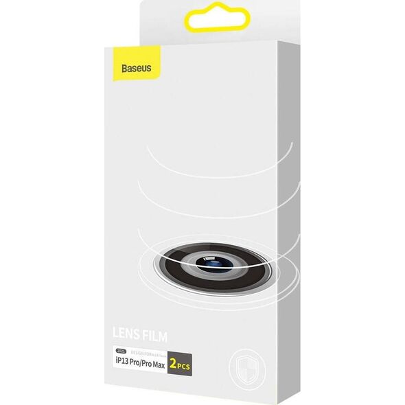Baseus Baseus 2x szkło hartowane 0,3 mm na cały aparat obiektyw iPhone 13 Pro Max / iPhone 13 Pro (SGQK000102) 10014514 6932172601232