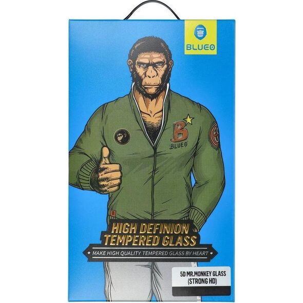 Strong Szkło Hartowane 5D Mr. Monkey Glass - Apple iPhone 13 Pro czarny (Strong HD) 10014615 5903396122880