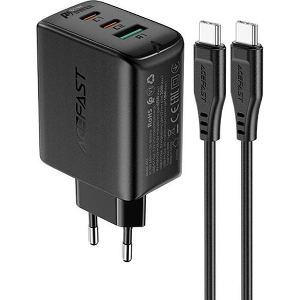 Ładowarka Acefast 1x USB-A 2x USB-C 3 A (6974316280279) 10016614 6974316280279
