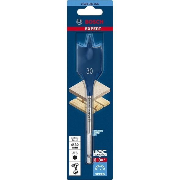 Wiertło Bosch Bosch Expert flat milling drill SelfCut Speed, O 30mm (length 152mm) 10034909 4059952533995