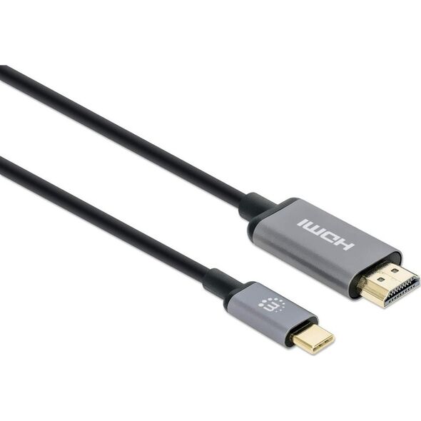 Kabel USB Manhattan USB-C - HDMI 2 m Czarny (153607) 10035027 766623153607