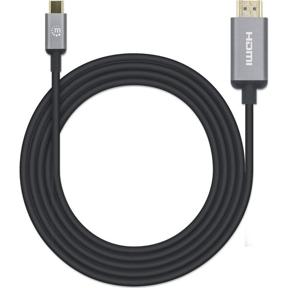 Kabel USB Manhattan USB-C - HDMI 2 m Czarny (153607) 10035027 766623153607
