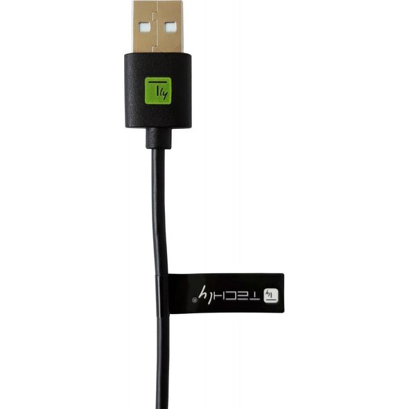 Techly Techly USB2.0 Kabel ST Typ-A - ST Typ-C schwarz, 0,1m 10035054 8051128109351