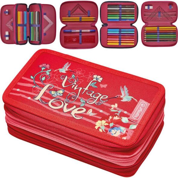 Piórnik Herlitz herlitz TriCase 31 tlg. Vintage Love 10035188 4008110287041