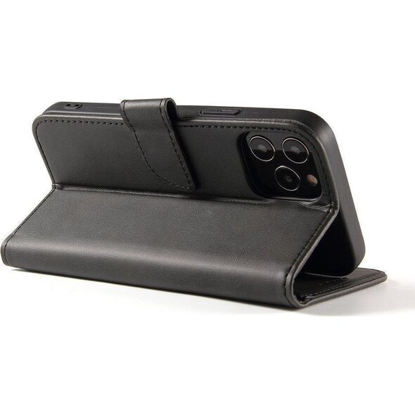 Hurtel Magnet Case elegancki futerał etui pokrowiec z klapką i funkcją podstawki Poco M4 Pro 5G czarny 10062440 9145576241639