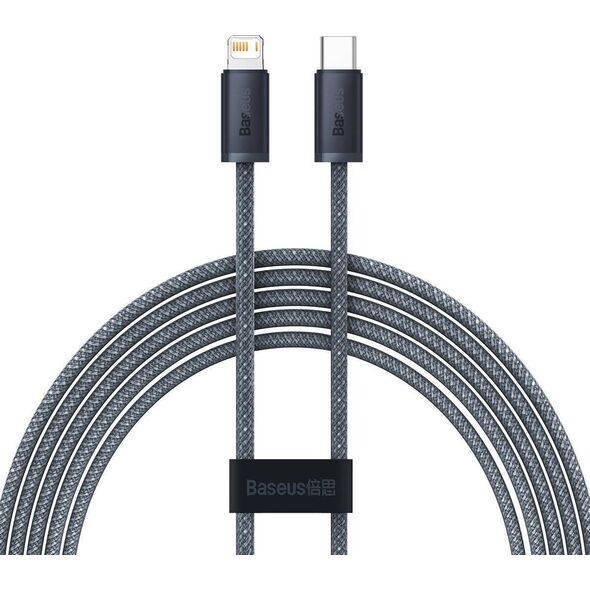 Kabel USB Baseus USB-C - Lightning 2 m Szary (CALD000116) 10065013 6932172605841