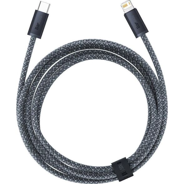 Kabel USB Baseus USB-C - Lightning 2 m Szary (CALD000116) 10065013 6932172605841