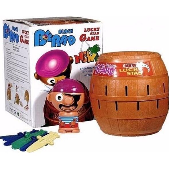 LeanToys Gra Ukłuj Pirata Wyskakujący Pirat 24 Sztylety 10074156 5905214973124