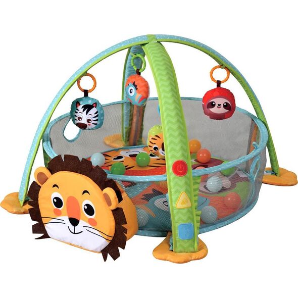 LeanToys Mata Edukacyjna Lew Kojec Piłeczki Dla Maluszka Melodie 10074190 5904204758611