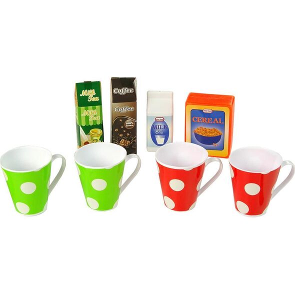 LeanToys Zestaw Artykułów Spożywczych Dzbanek Kubek Talerzyki 42 Elementy 10074258 5903802458756