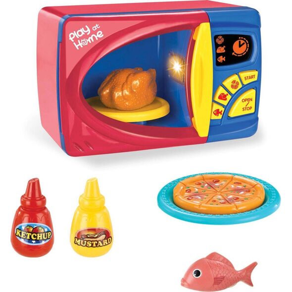 LeanToys Kuchenka Mikrofalowa Akcesoria Pizza Kurczak Na Baterie 10074259 5907625586740