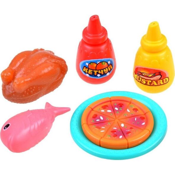 LeanToys Kuchenka Mikrofalowa Akcesoria Pizza Kurczak Na Baterie 10074259 5907625586740