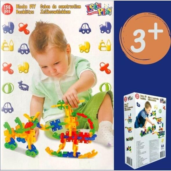 Lets play Let's Play - Zestaw klocków konstrukcyjnych dla dzieci (Zestaw 1) 10075016 5907731988933