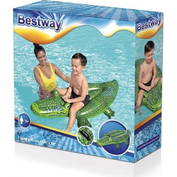 Bestway Krokodyl do pływania Bestway 152 cm zielony 41477 2209 10082815 6941607312209