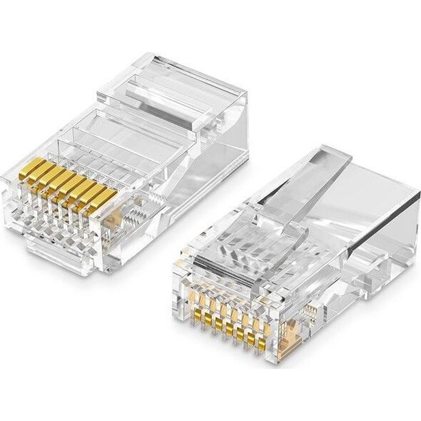 Ugreen Wtyczka RJ45 NW110 Ethernet, 8P/8C, Cat.5/5e, UTP (100szt) 10083700 6957303852468