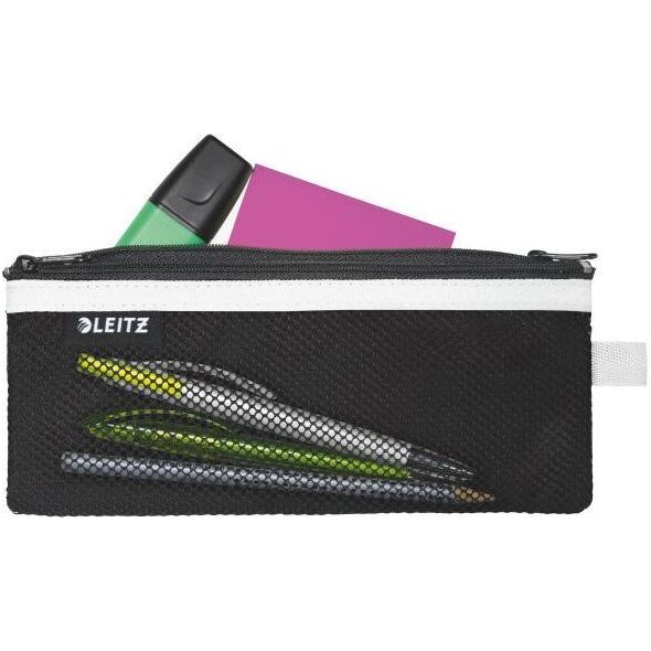 Leitz Koszulka z suwakiem z dwoma przegródkami Leitz WOW, rozmiar M, czarna 40120095 10088424 4002432122561