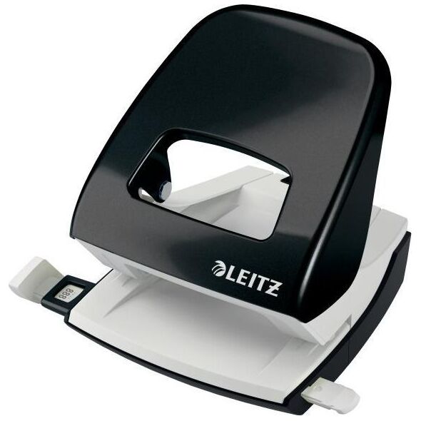 Zszywacz Leitz Dziurkacz duży metalowy Leitz, czarny, 10 lat gwarancji, 30 kartek 50081095 10089356 4002432121533