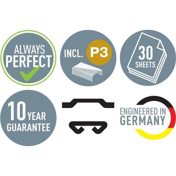 Zszywacz Leitz Zszywacz Leitz Cosy, żółty, 30 kartek, 10 lat gwarancji 55670019 10089459 4002432125319