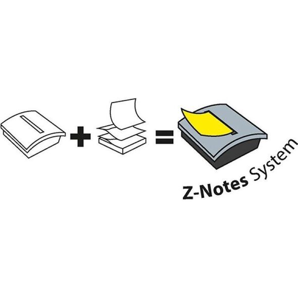 Post-It 3M Ekologiczne karteczki samoprzylepne Post-it_ Z-Notes z certyfikatem PEFC Recycled, Żółte, 76x76mm, 6 bloczków po 100 kar 10091299 4054596723221