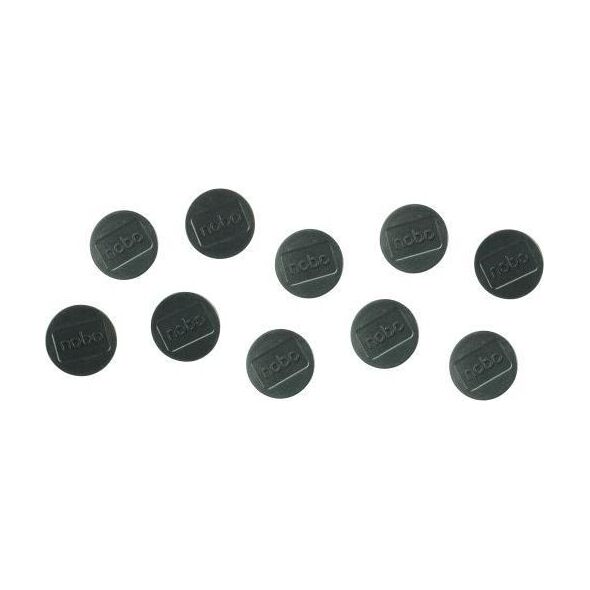 Nobo Magnesy do tablic 38 mm (1,5 kg), czarne, , 10 szt. Nobo 1915305 10093861 5028252611275