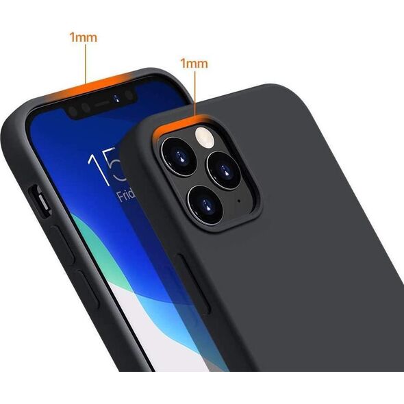 Hurtel Silicone Case elastyczne silikonowe etui pokrowiec Xiaomi Redmi Note 10 5G / Poco M3 Pro czarny 10102364 9145576240472