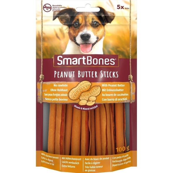 Smart Bones Peanut Butter Sticks 5 szt. 10104311 810833027224