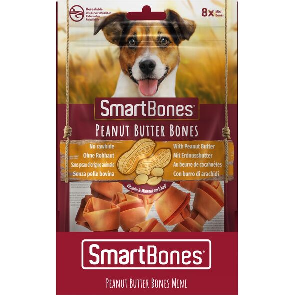 Smart Bones Smart Bones Peanut Butter mini 8 szt. 10104312 810833027200