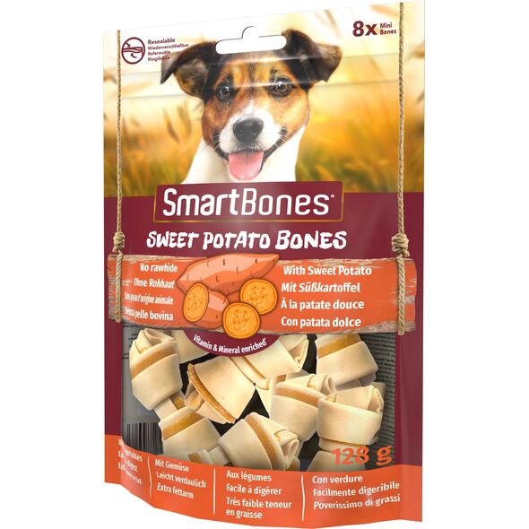 Smart Bones Smart Bones Sweet Potato mini 8 szt. 10104313 810833027408