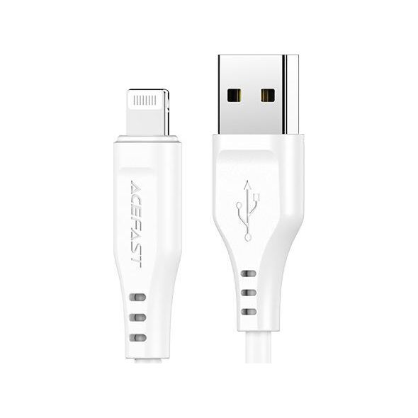 Kabel USB Acefast USB-A - Lightning 1.2 m Biały (6974316280835) 10119011 6974316280835